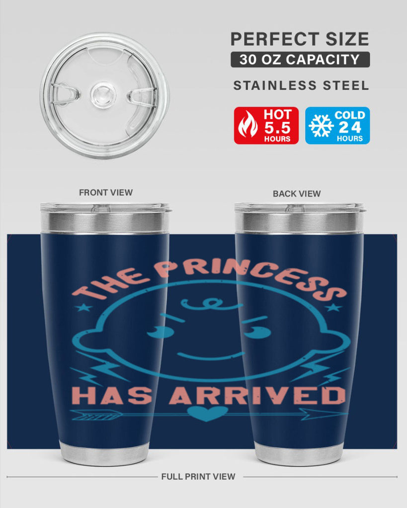 The princess has arrived Style 10#- baby shower- tumbler