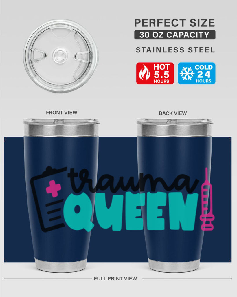 Trauma Queen Style Style 11#- nurse- tumbler