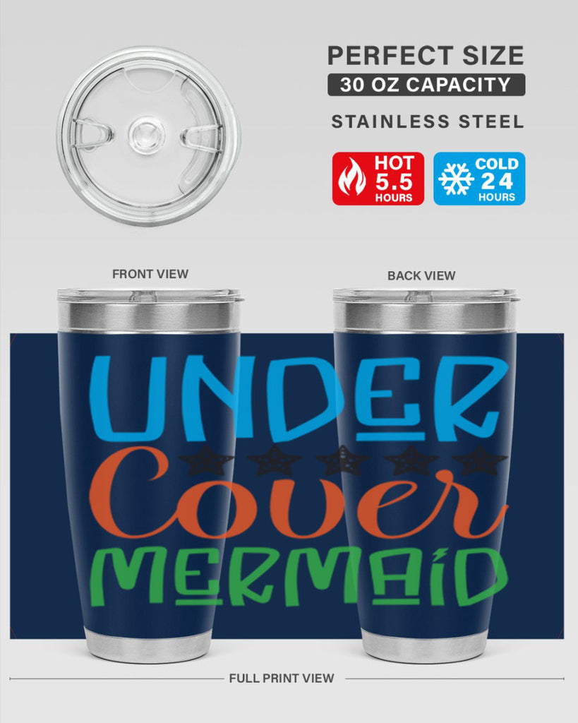 Under Cover Mermaid 648#- mermaid- Tumbler