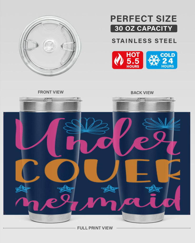 Under Cover Mermaid Design 653#- mermaid- Tumbler