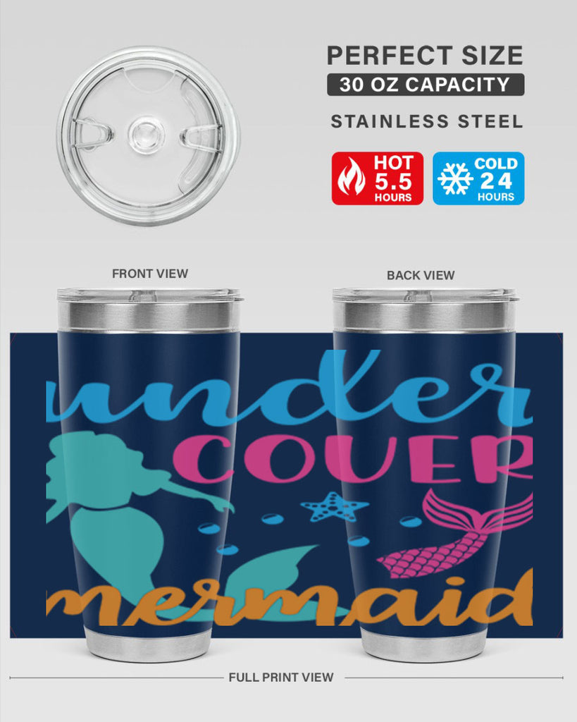 Under Cover Mermaid Design 654#- mermaid- Tumbler
