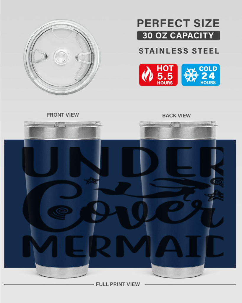 Under cover mermaid design 655#- mermaid- Tumbler