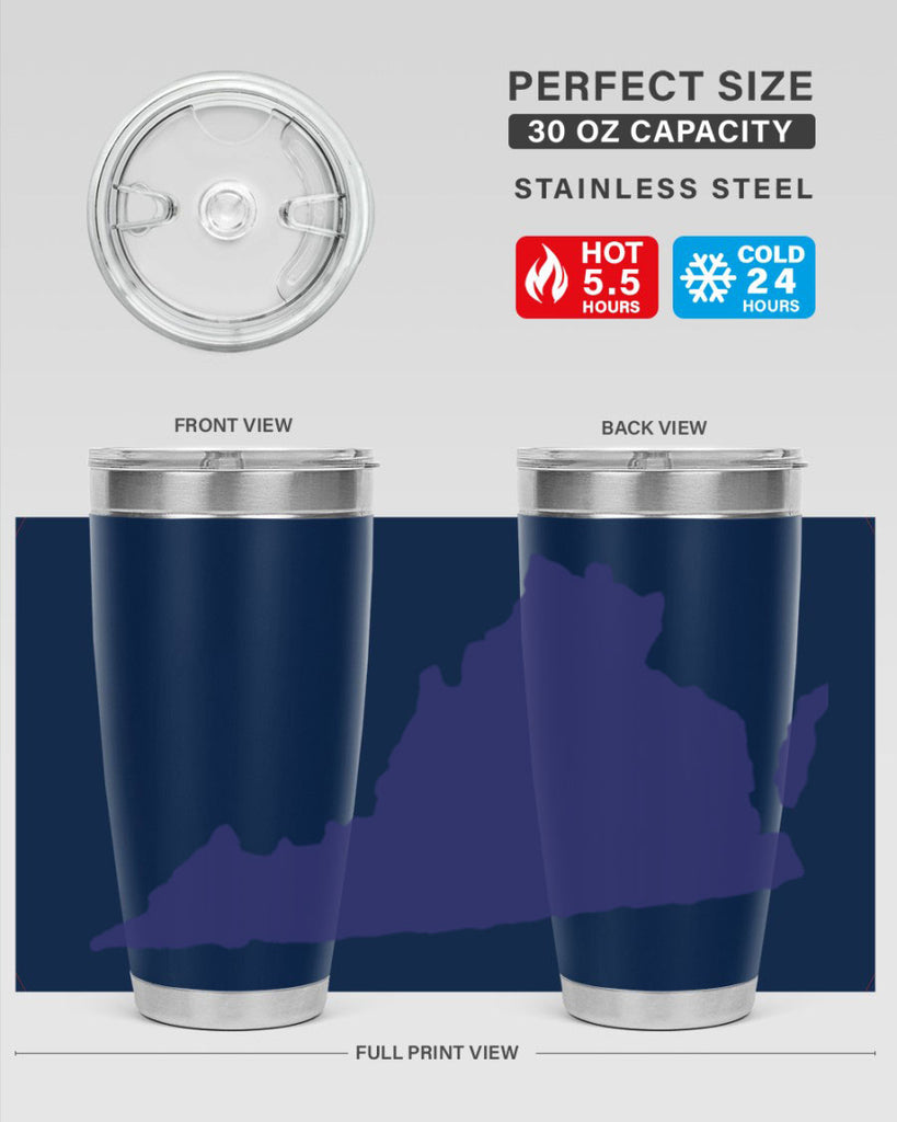 Virginia 5#- stateflags- Tumbler