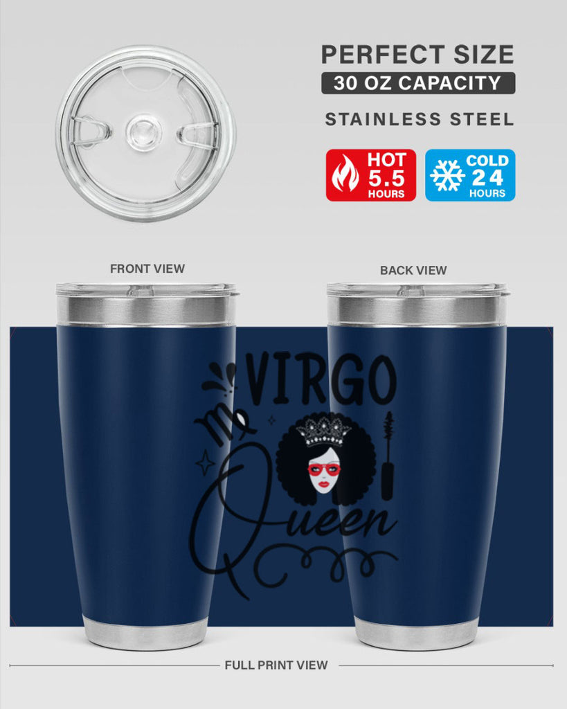 Virgo queen 541#- zodiac- Tumbler