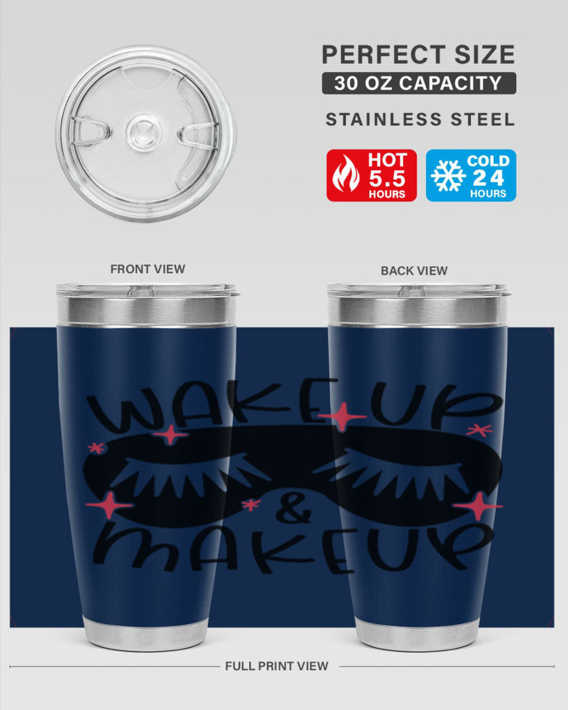 Wake Up Makeup Style 8#- make up- Tumbler