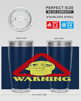 Warning Style 12#- duck- Tumbler