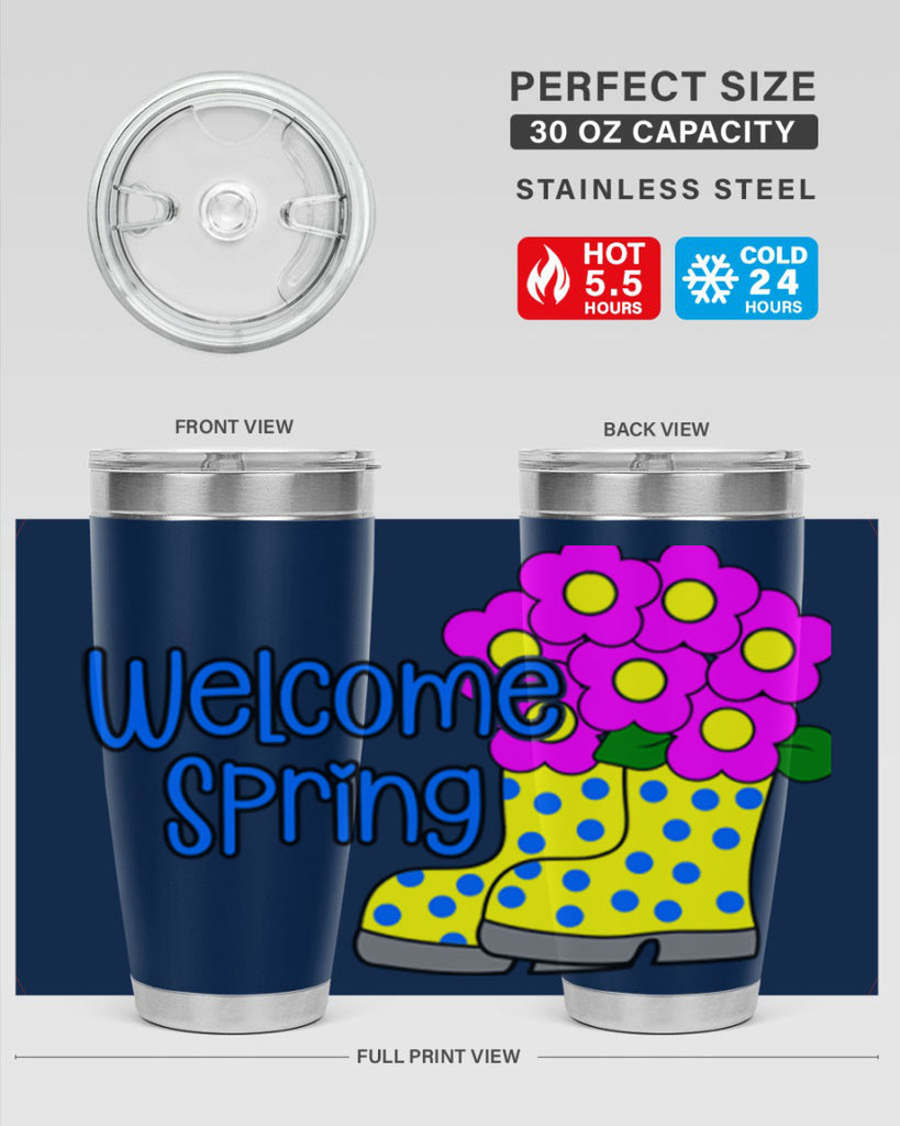 Welcome Spring rainboots page577#- spring- Tumbler