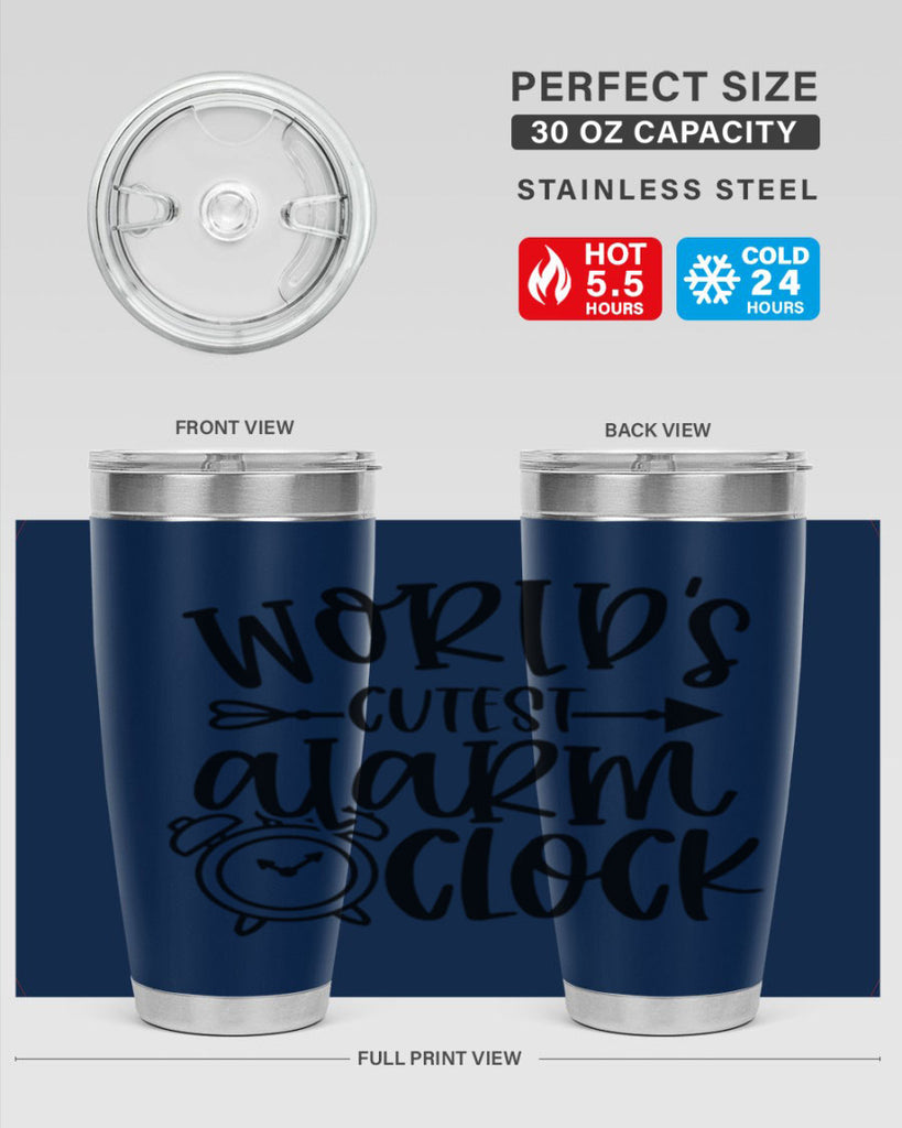 Worlds Cutest Alarm Clock Style 14#- baby- tumbler