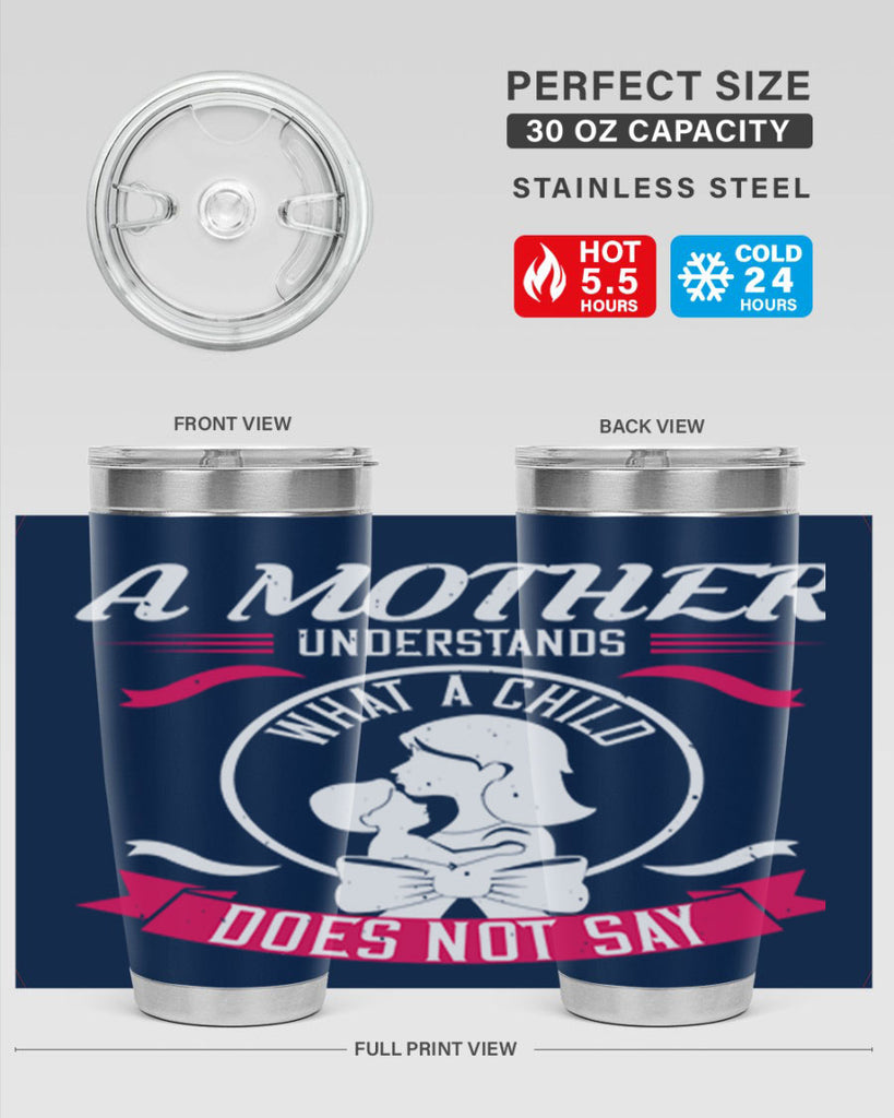 a mother understands 8#- mothers day- Tumbler