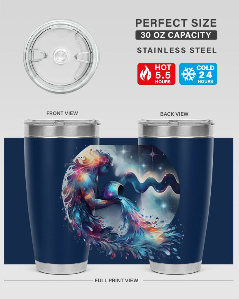aquarius 88#- zodiac- Tumbler