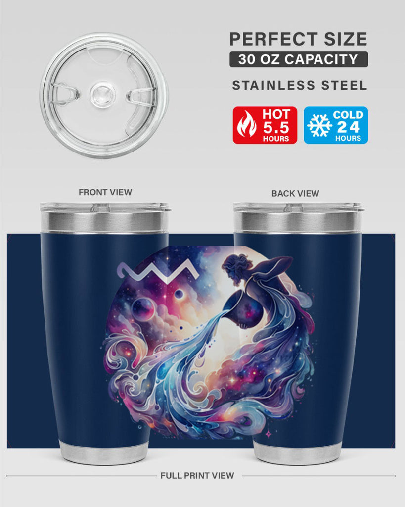 aquarius 89#- zodiac- Tumbler