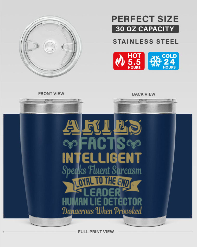 aries 123#- zodiac- Tumbler