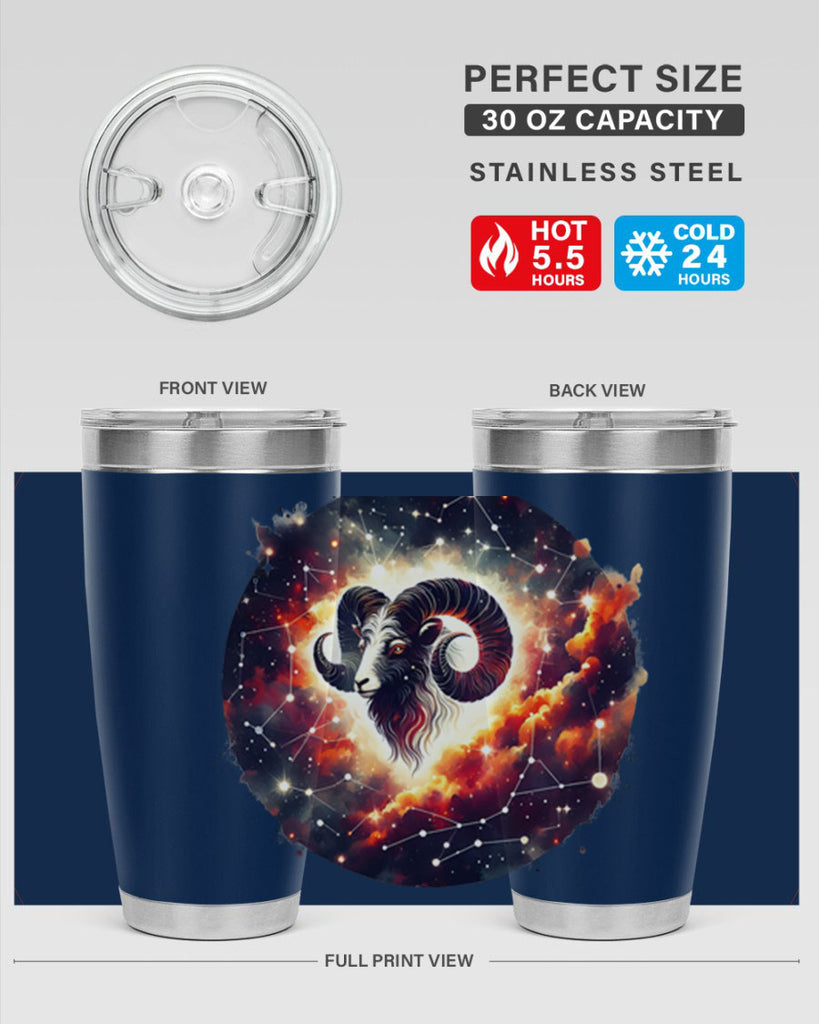 aries 126#- zodiac- Tumbler