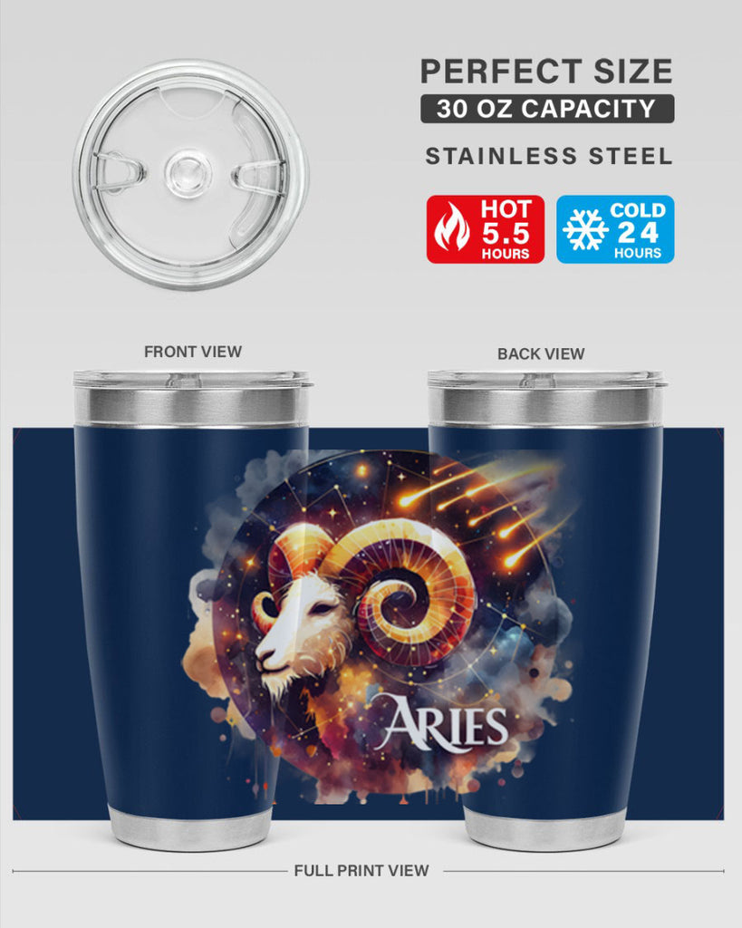aries 127#- zodiac- Tumbler