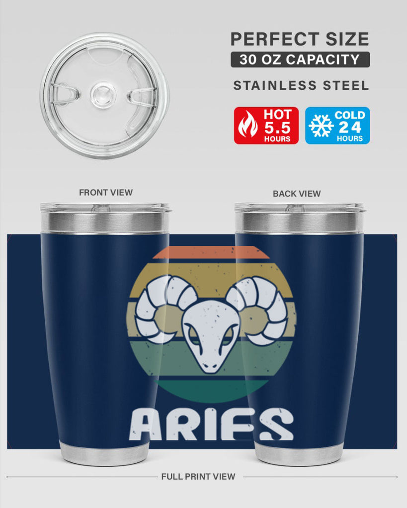 aries 134#- zodiac- Tumbler