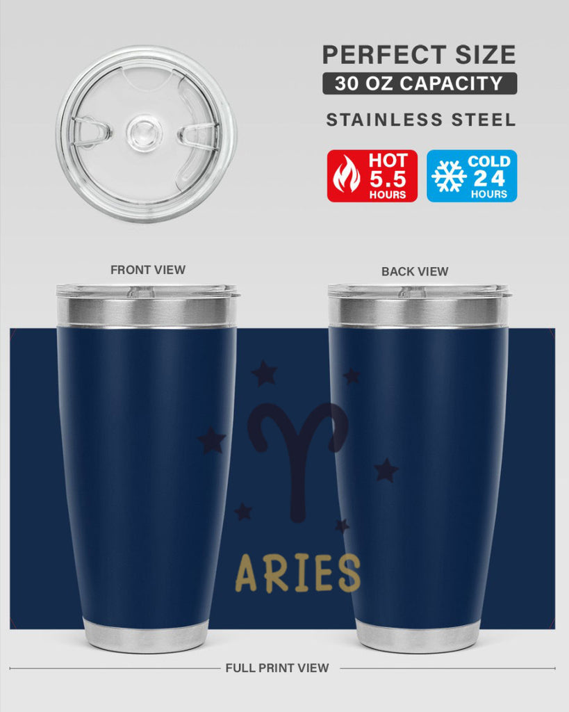 aries 135#- zodiac- Tumbler