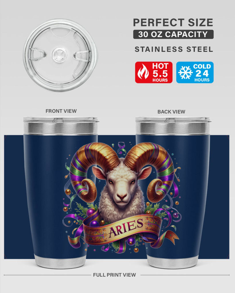 aries 136#- zodiac- Tumbler