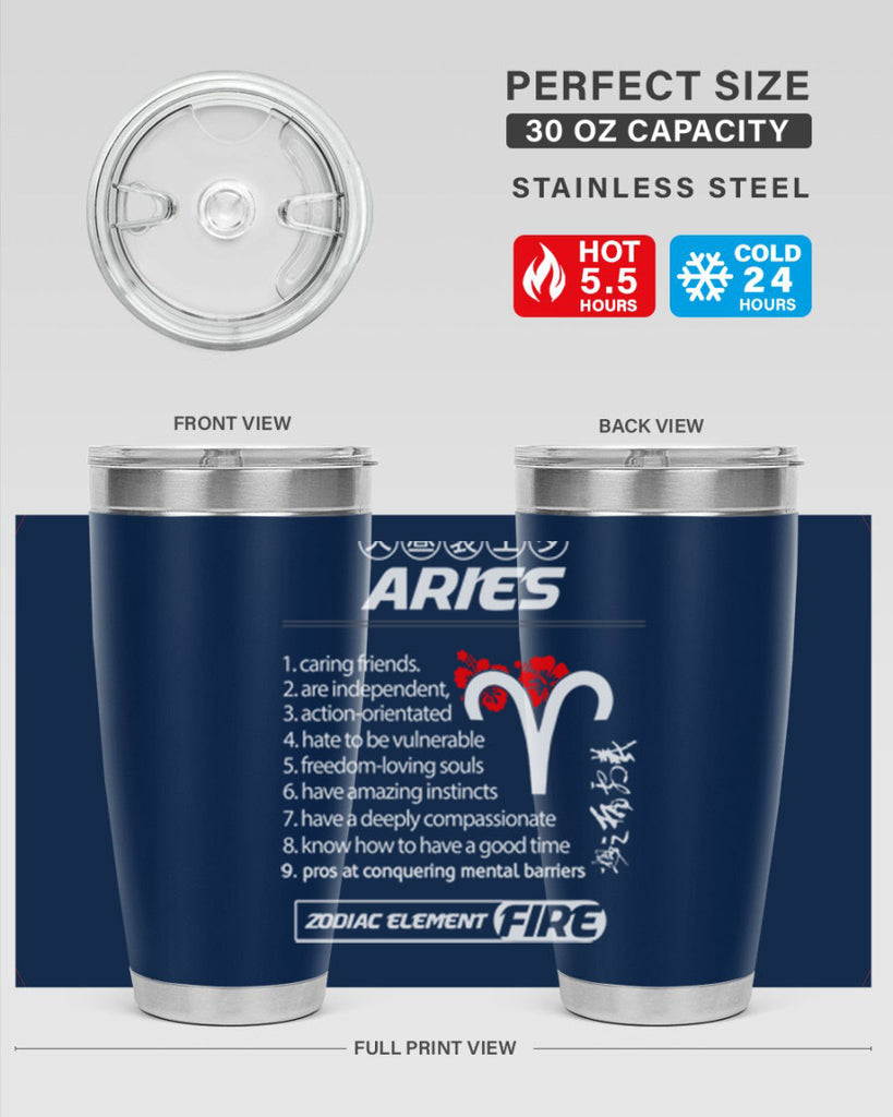 aries 137#- zodiac- Tumbler