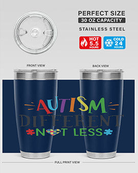 autism different not less Style 5#- autism- Tumbler