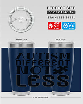 autism different not less Style 6#- autism- Tumbler