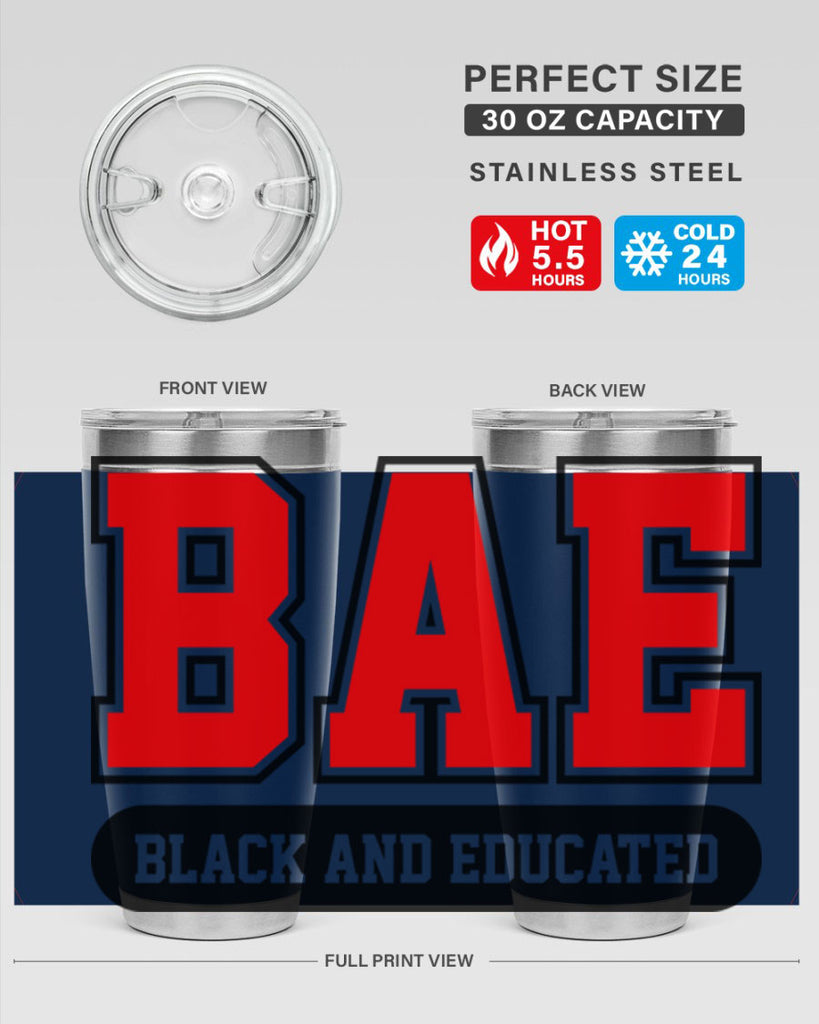 bae black and educated 266#- black words phrases- Cotton Tank