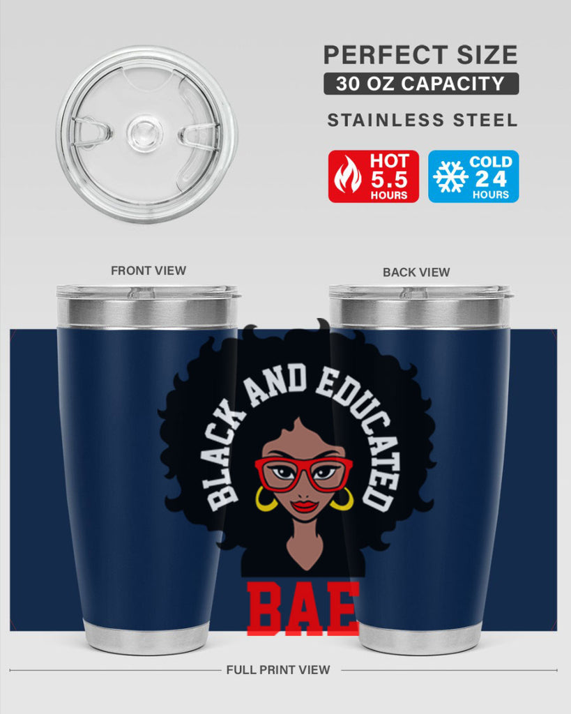 bae black and educated 267#- black words phrases- Cotton Tank