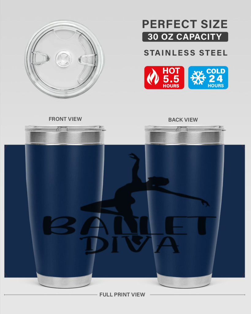 ballet diva6#- ballet- Tumbler