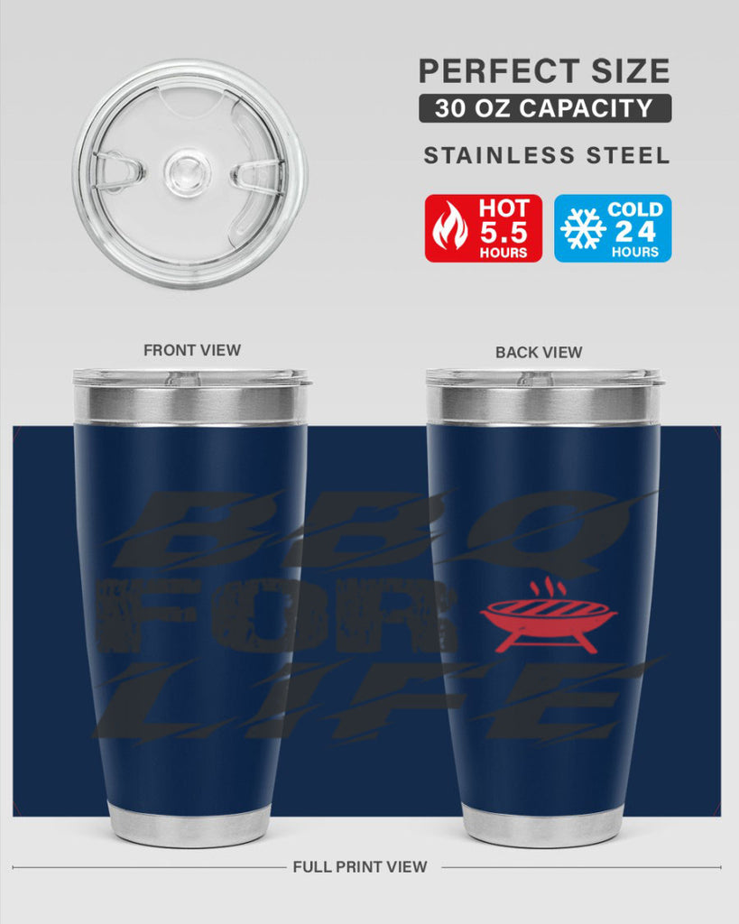bbq for life 39#- bbq- Tumbler