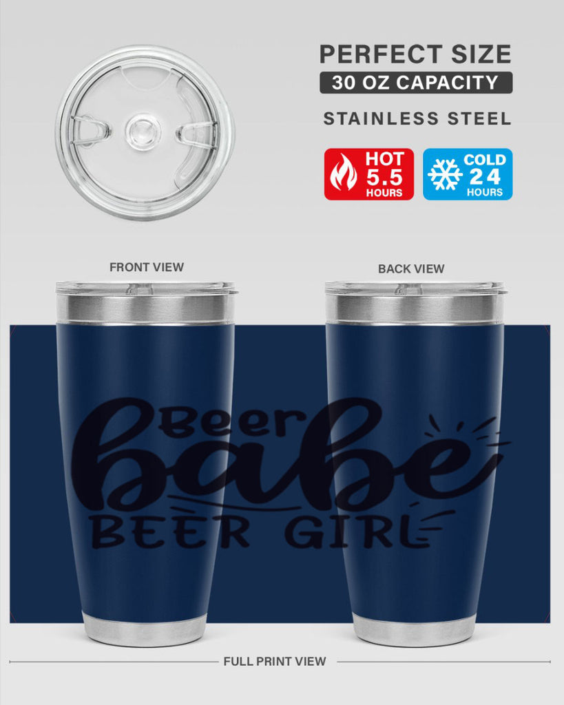 beer babe beer girl 136#- beer- Tumbler