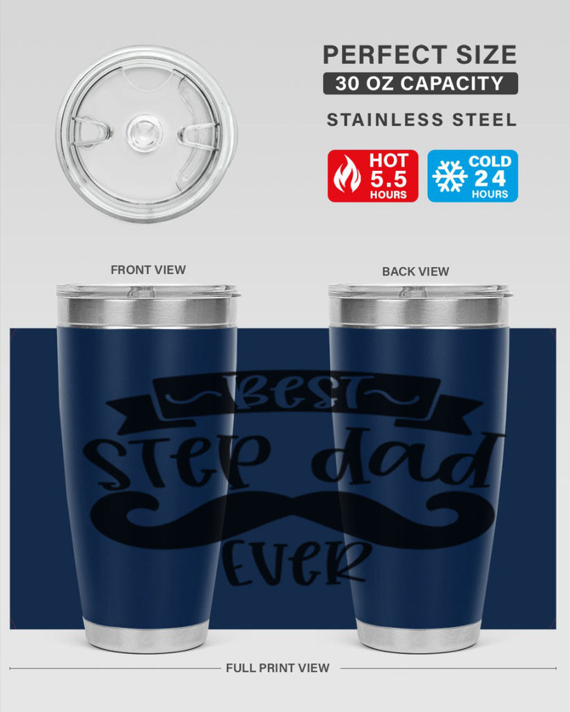 best step dad ever 70#- fathers day- Tumbler
