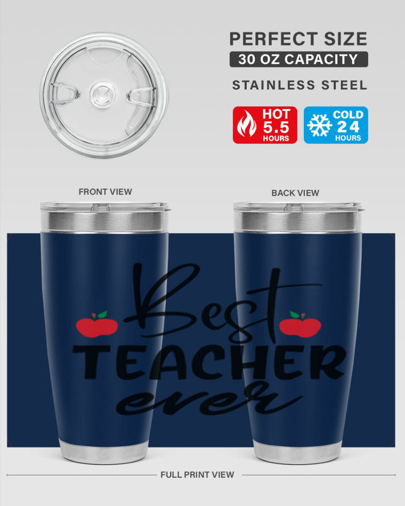 best teacher ever Style 188#- teacher- tumbler