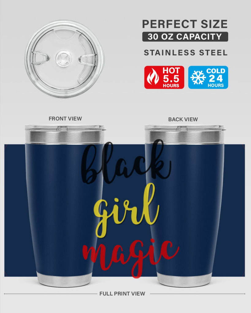 black girl magic color 246#- black words phrases- Cotton Tank