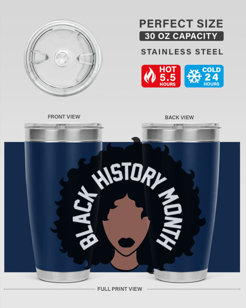 black history month afro woman 239#- black words phrases- Cotton Tank