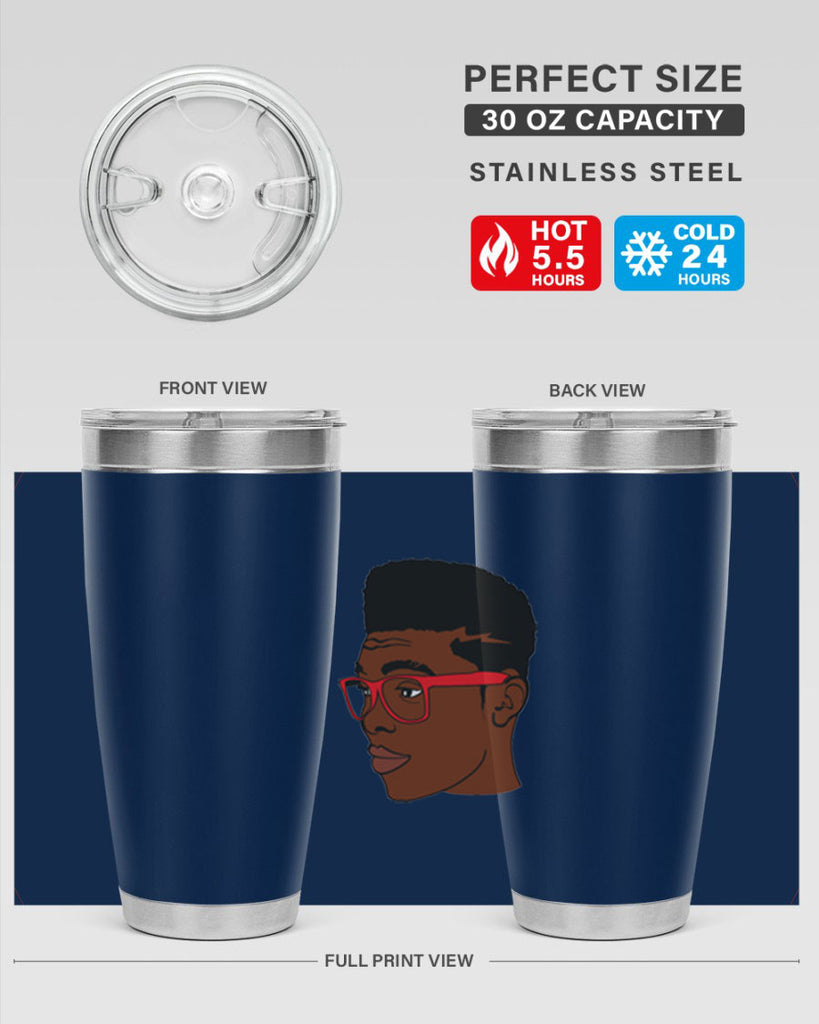 black man 37#- black men - boys- tumbler