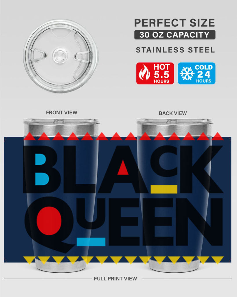 black queen 222#- black words phrases- Cotton Tank