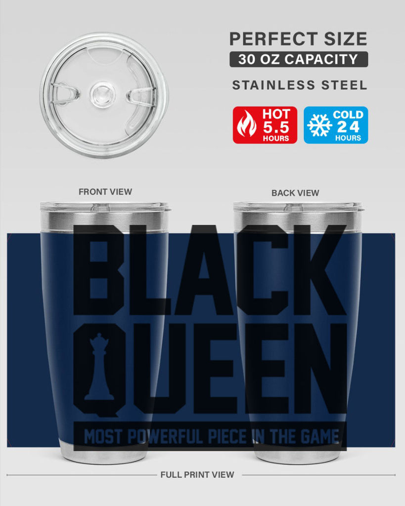 black queenchess 194#- black words phrases- Cotton Tank