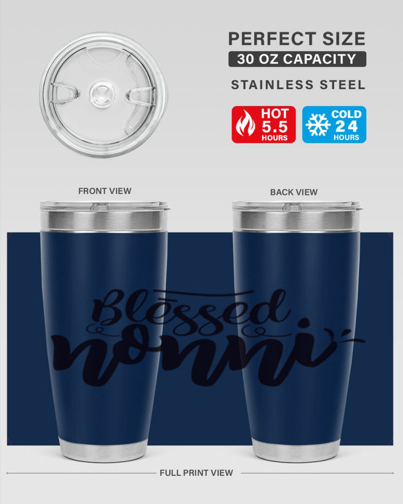 blessed nonni 57#- grandma - nana- Tumbler