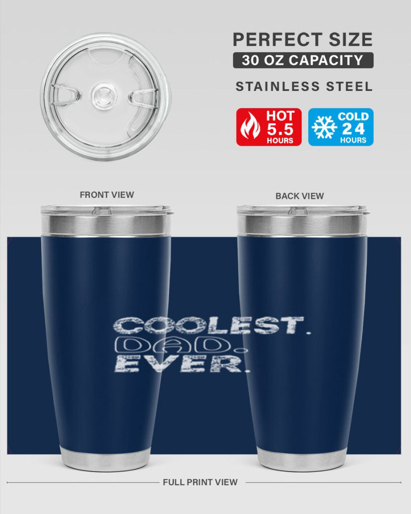 coolest dad ever 38#- dad- Tumbler