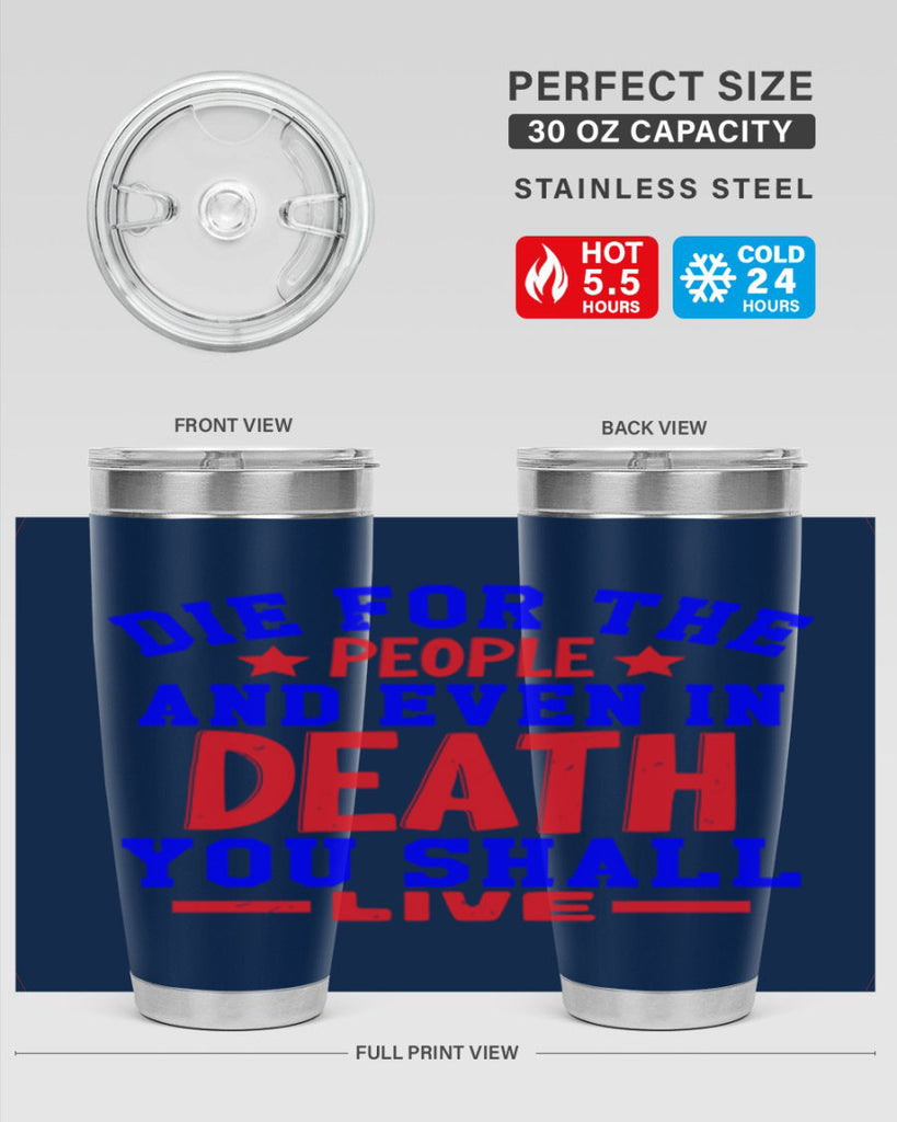 die for the people Style 77#- Fourt Of July- Tumbler