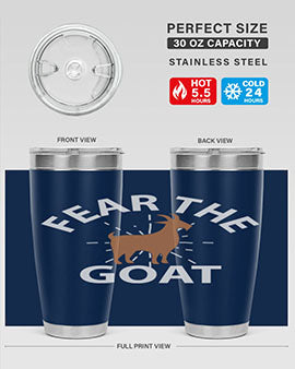 fear the goat Style 4#- goat- Tumbler