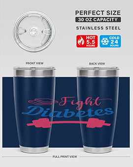 fight diabetes Style 38#- diabetes- Tumbler