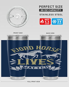 fjord horse lives matter Style 54#- horse- Tumbler