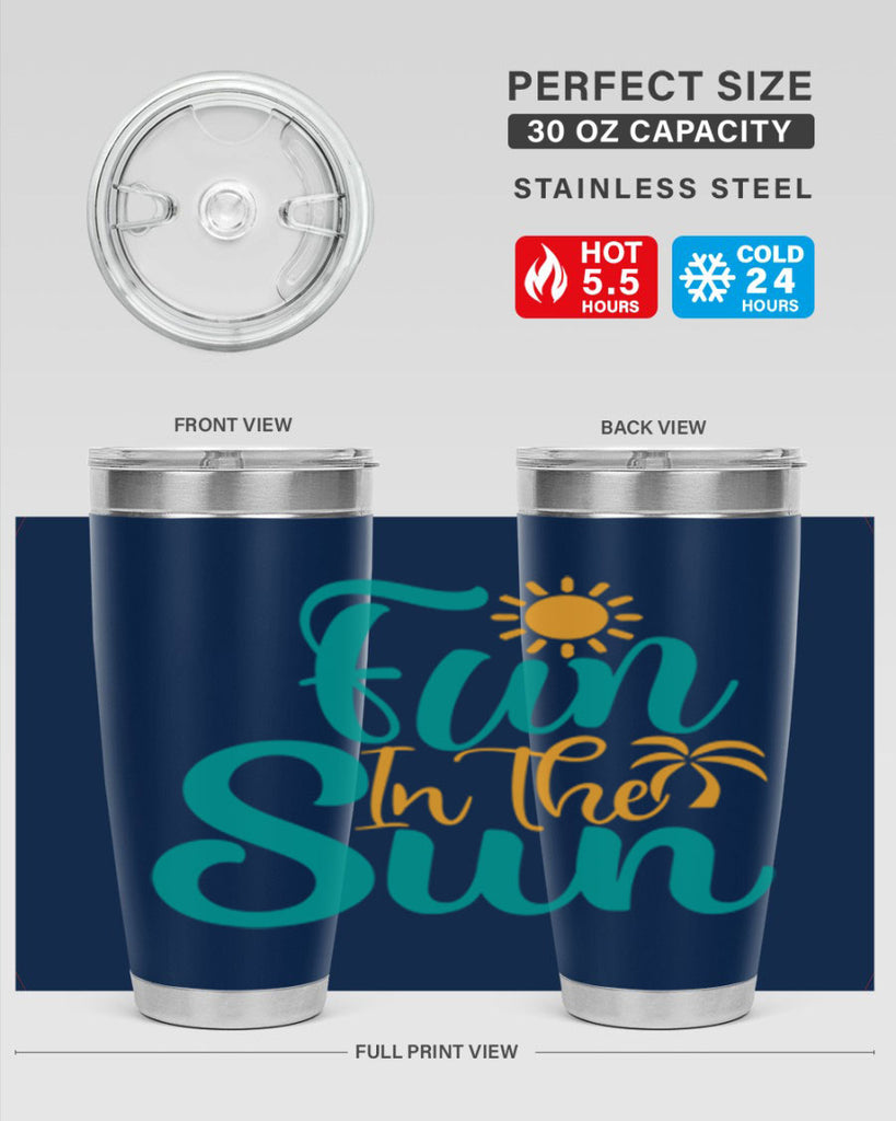 fun in the sun Style 104#- summer- Tumbler