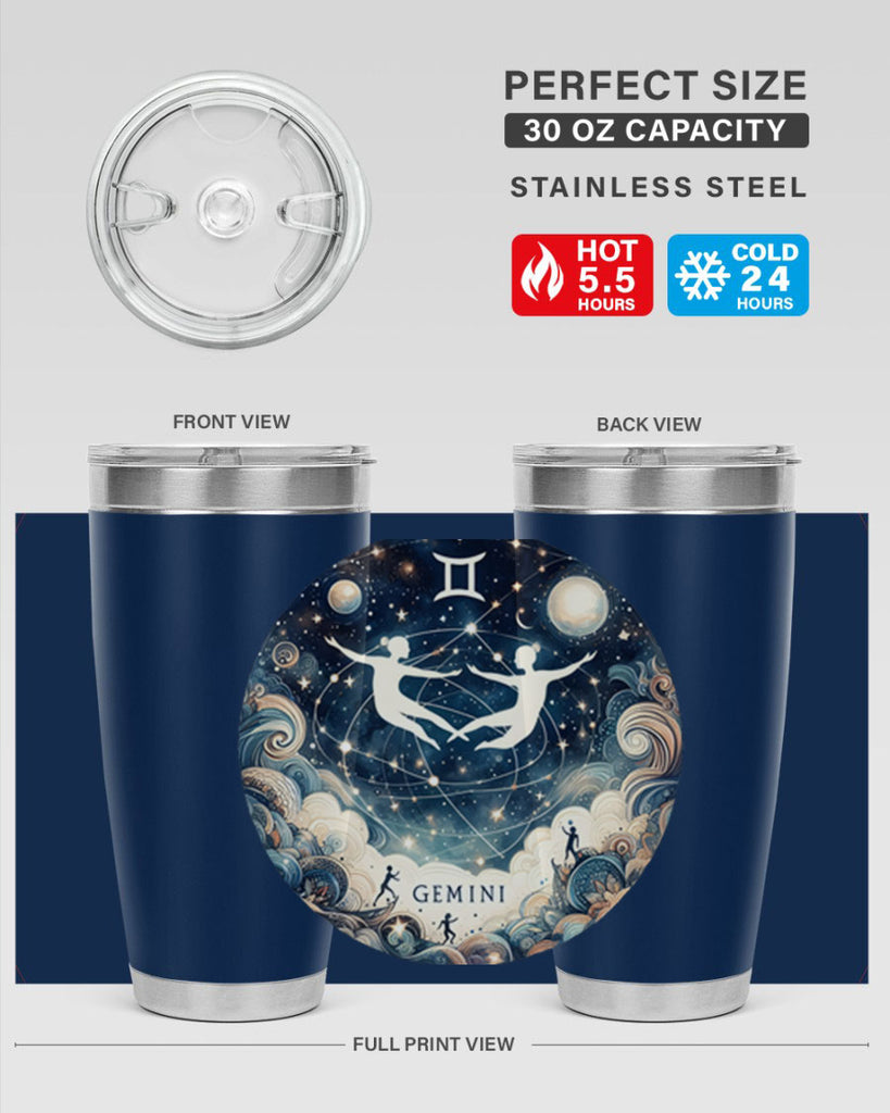 gemini 249#- zodiac- Tumbler