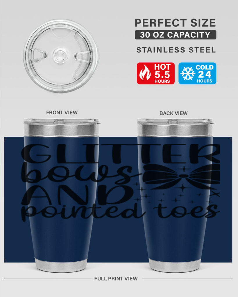 glitter bows and pointed toes44#- ballet- Tumbler