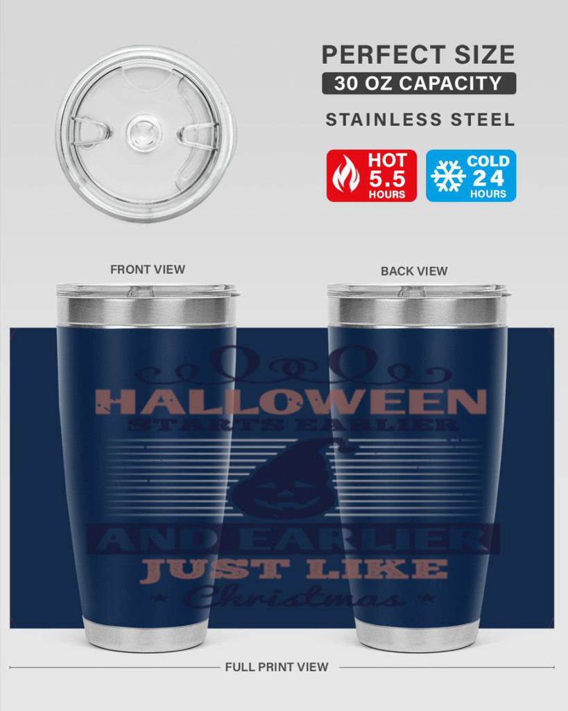 halloween starts earlier and 158#- halloween- Tumbler