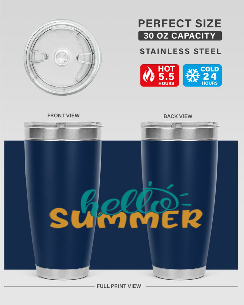 hello summer Style 97#- summer- Tumbler