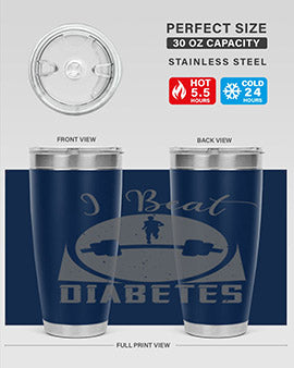 i beat diabetes Style 33#- diabetes- Tumbler