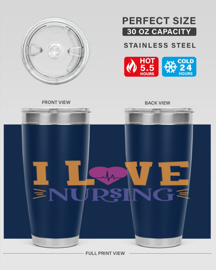 i love nursing Style 379#- nurse- tumbler