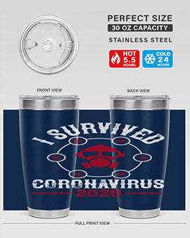 i survived coronavirus Style 32#- corona virus- Tumbler